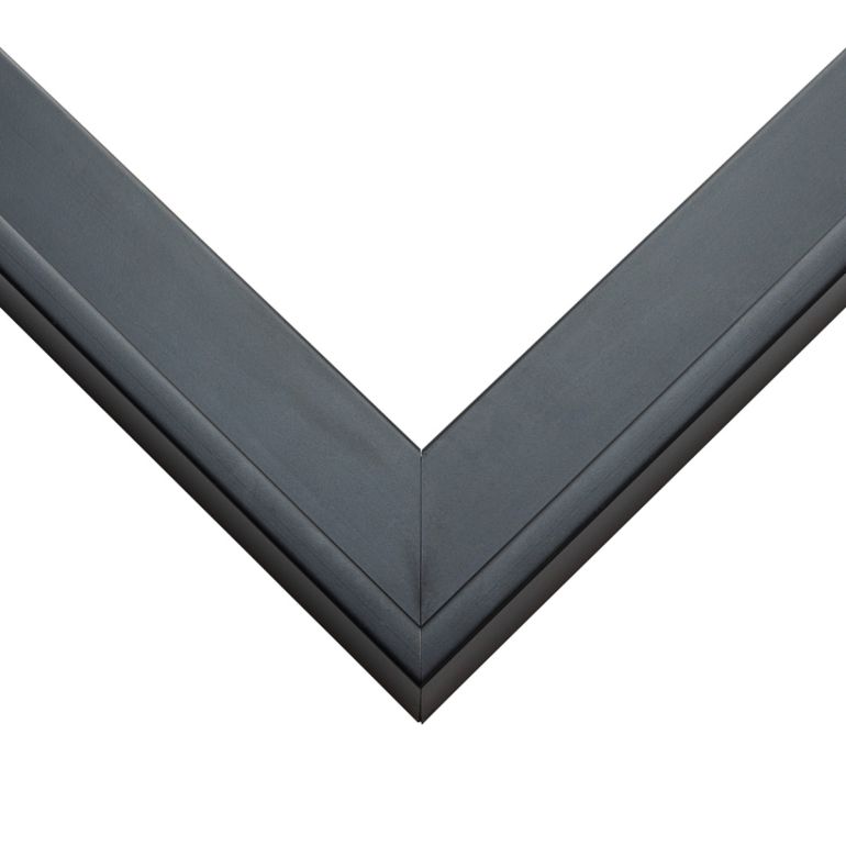 Thin Contemporary Black Floater Frame