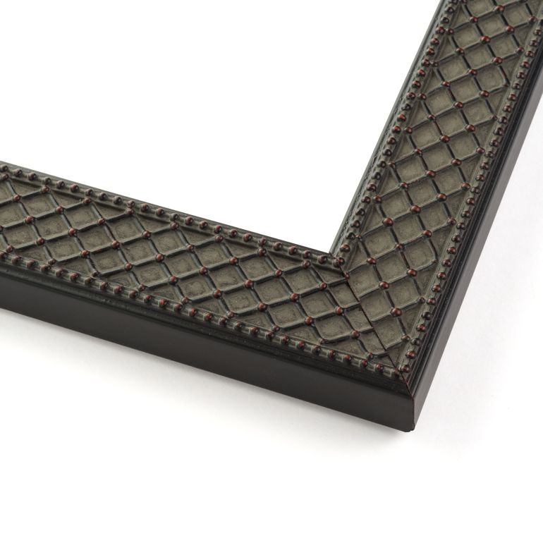 Waffle Weave Black Picture Frame