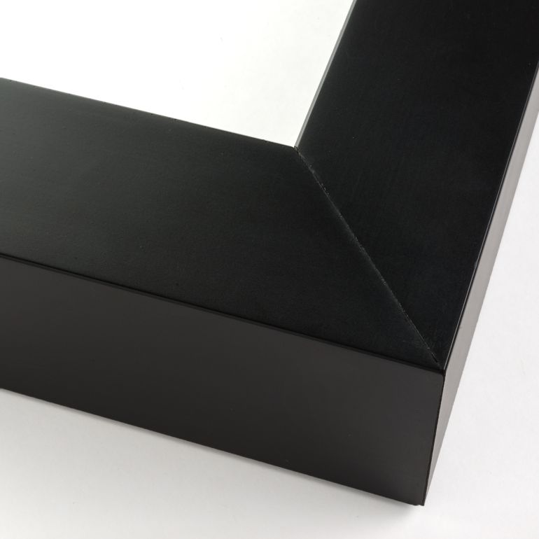 Flat Black Contemporary Canvas Frame