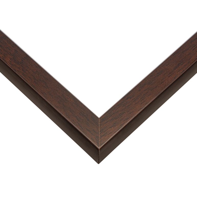 Walnut Wood Shadow Box Corner