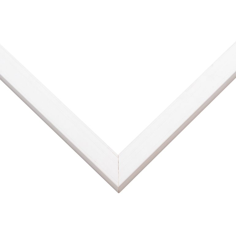 White Wash Wood Picture Frame Corner