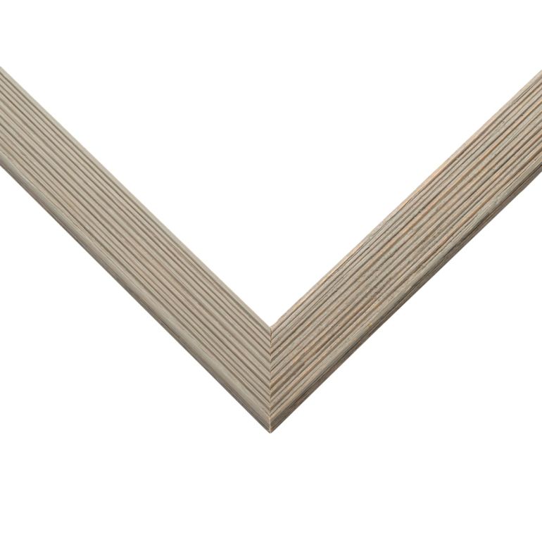 Grey Wood Picture Frame Corner