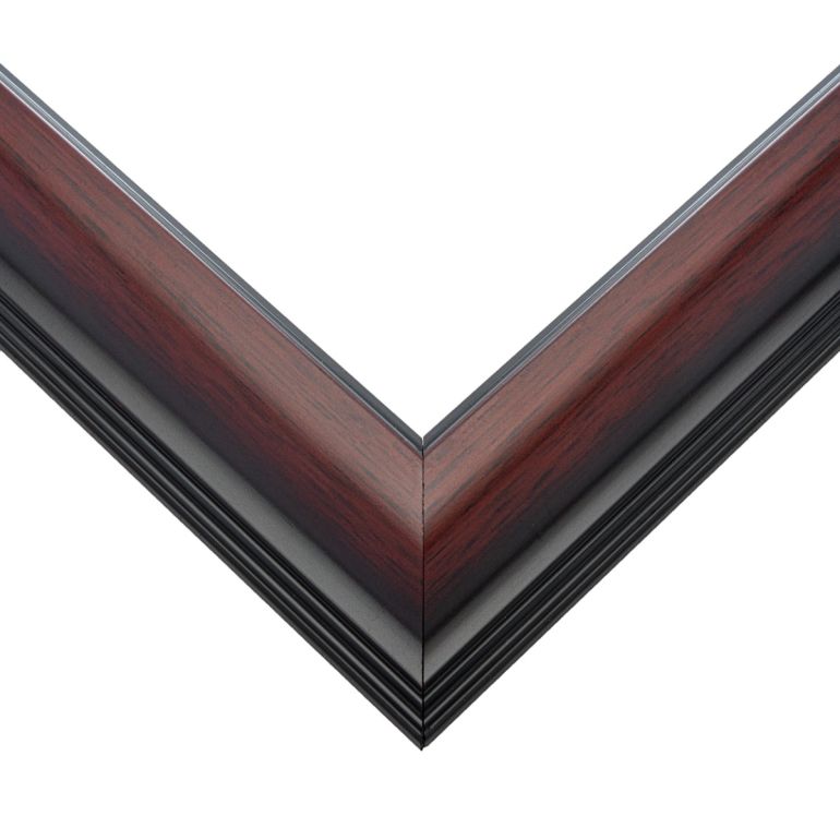 Mahogany Reverse Slope Picture Frame