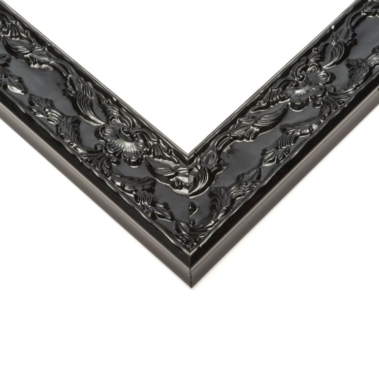 Black Wood Picture Frame Corner