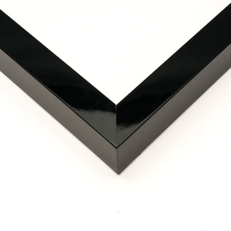 Glossy Black Picture Frame