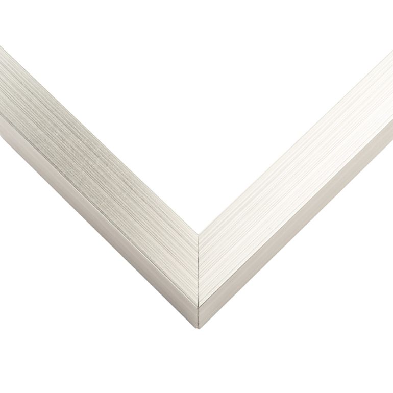 Silver Wood Canvas Frame Corner