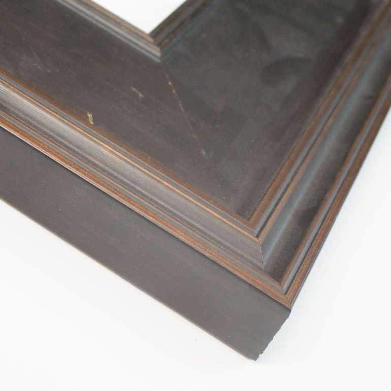 Extra Wide Black Traditional Picture Frame