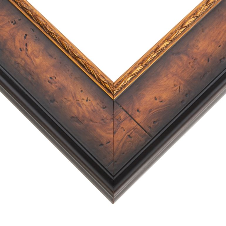Walnut Wood Picture Frame Corner