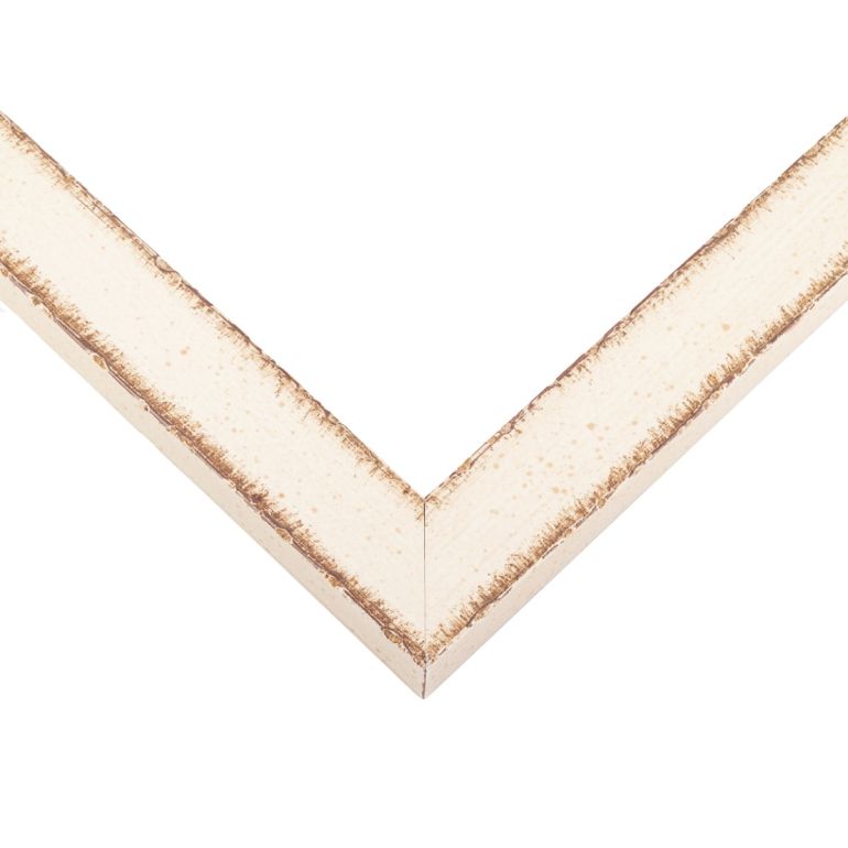 White Wood Picture Frame Corner