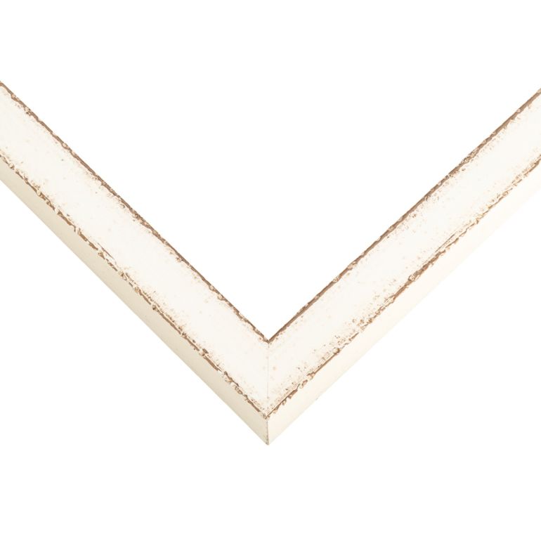Distressed White Shadow Box