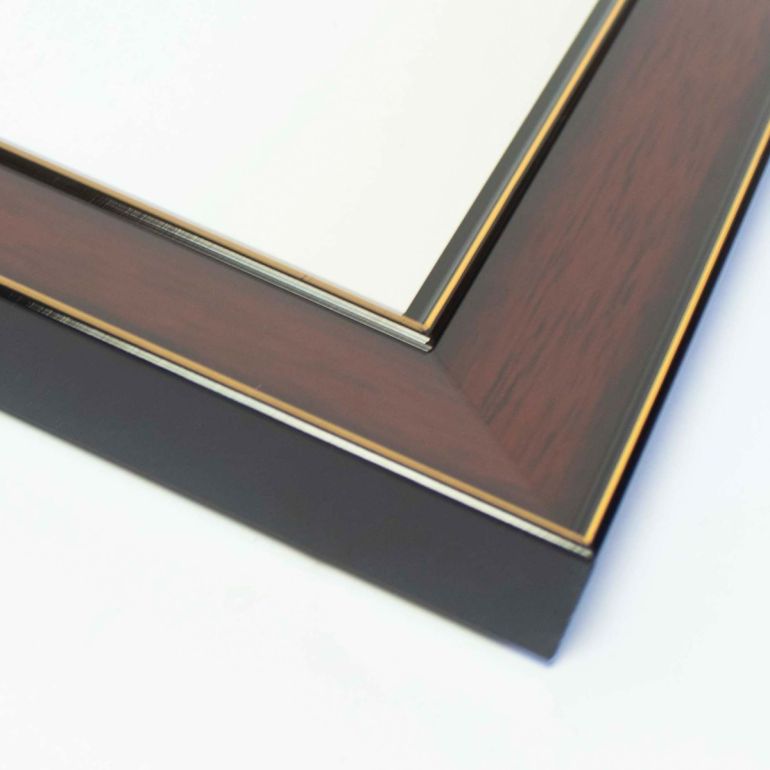 Glossy Mahogany Picture Frame