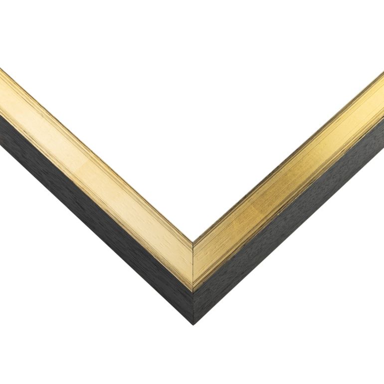 Gold Wood Shadow Box Corner