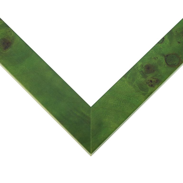 Green Wood Picture Frame Corner