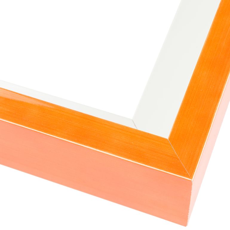 Orange Wood Canvas Frame Corner