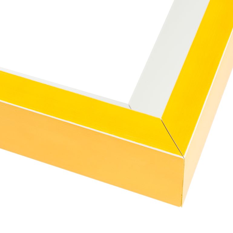 Yellow Wood Canvas Frame Corner