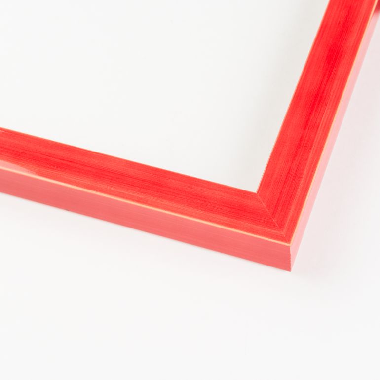 Glossy Red Scoop Picture Frame