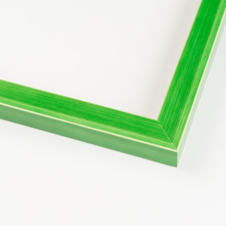 Glossy Green Scoop Picture Frame