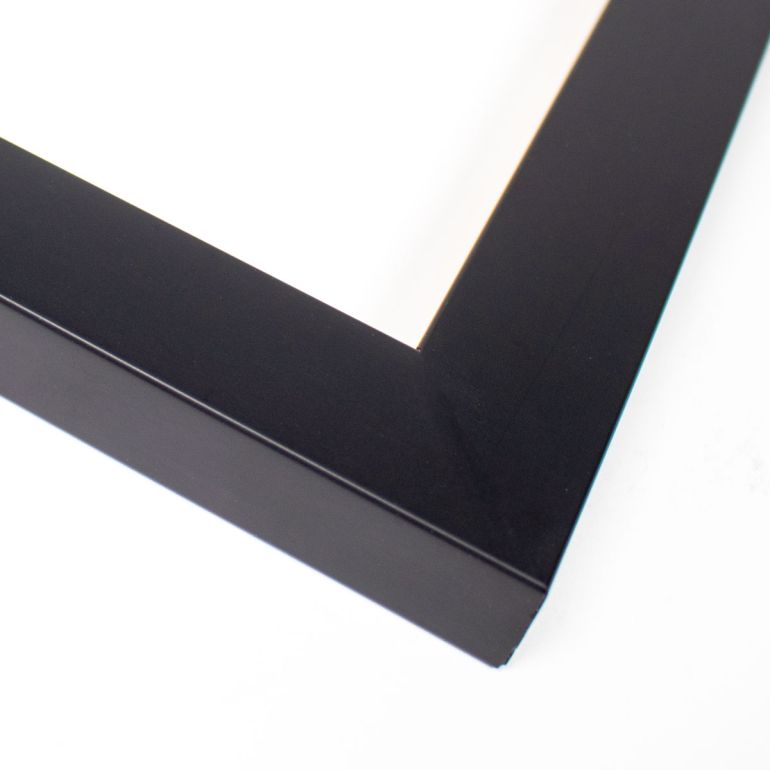 Flat Black Wide Picture Frame