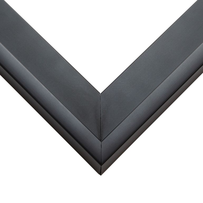 Contemporary Black Floater Frame