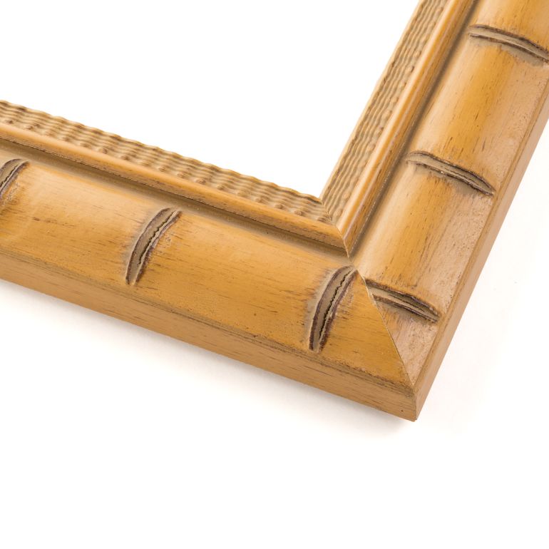 Natural Bamboo with Decorative Lip Picture Frame