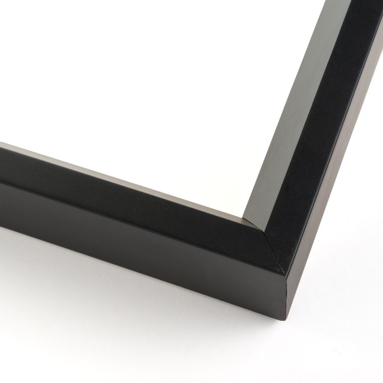 Beveled Black Contemporary Picture Frame