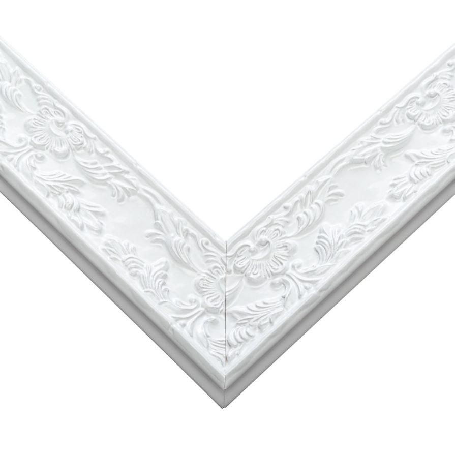 White Renaissance Picture Frame