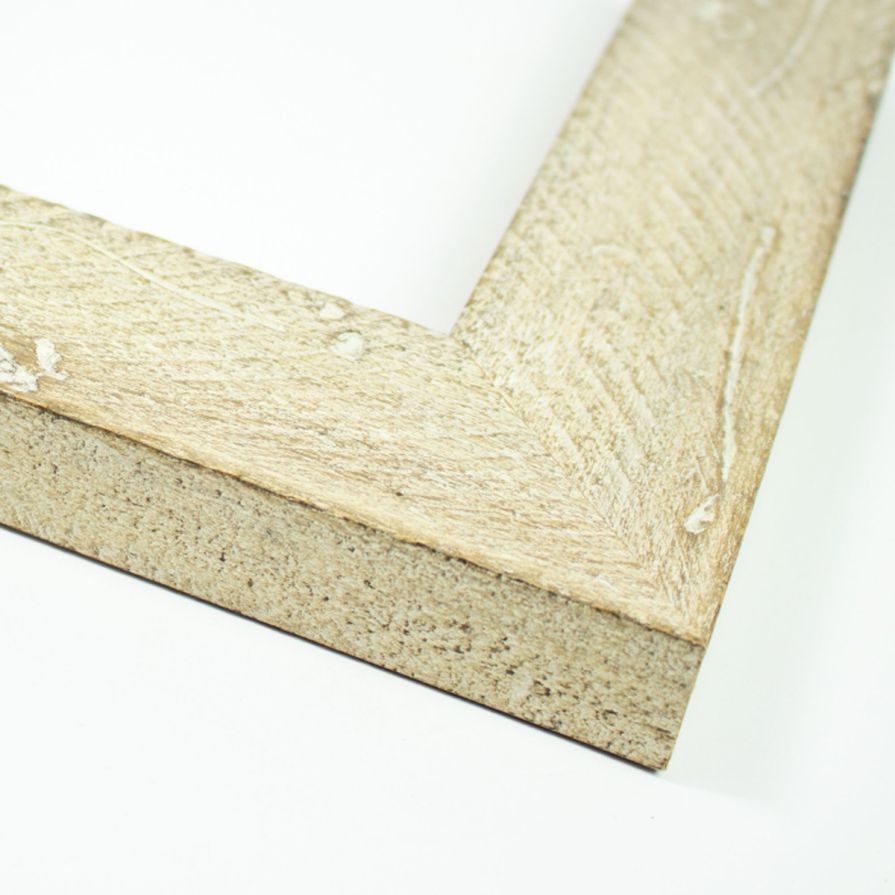 White Washed Wood Picture Frame