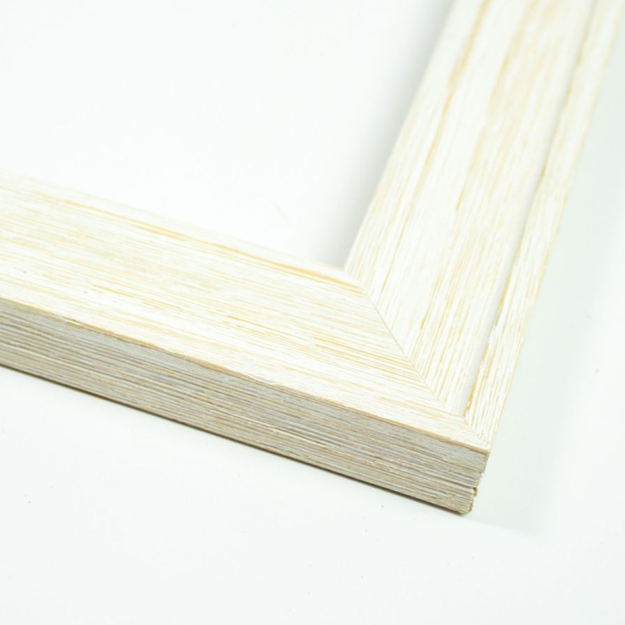 White Washed Wood Picture Frame