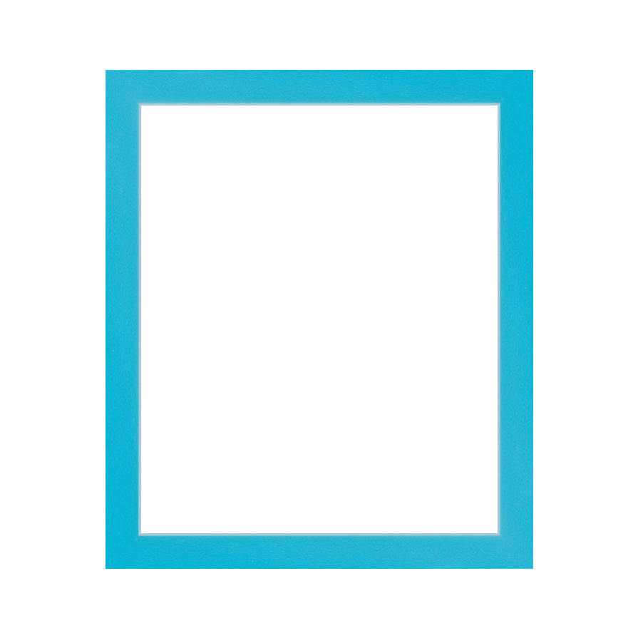 Blue Wood Picture Frame
