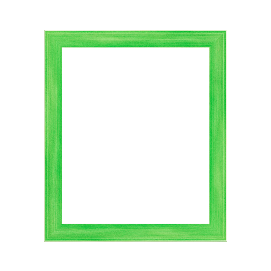Green Wood Picture Frame