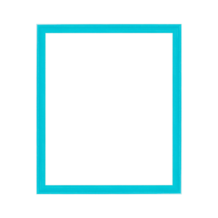 Blue Wood Picture Frame