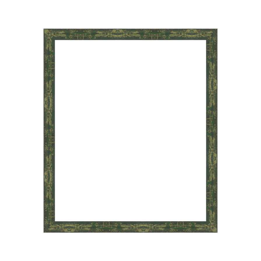Green Wood Shadow Box