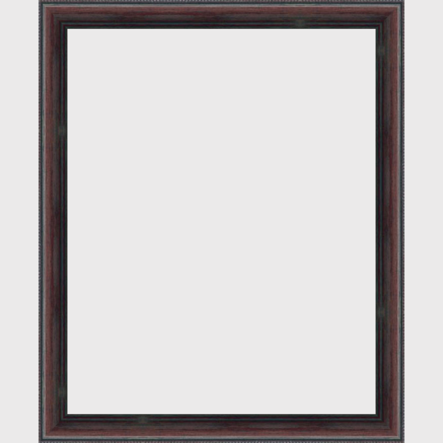 Mahogany Wood Shadow Box